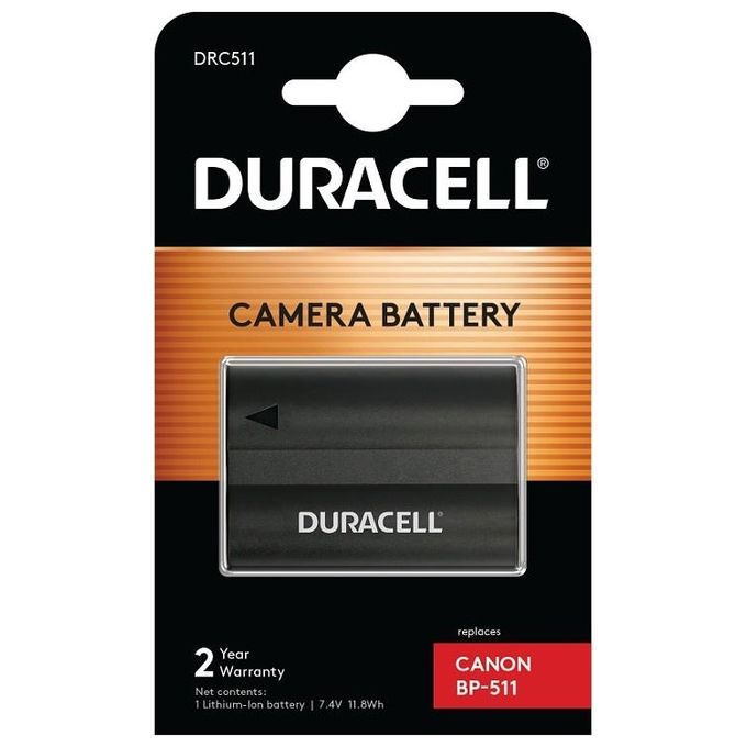 Duracell Batteria Drc511 Compatibile Canon Bp-508-511-512-514