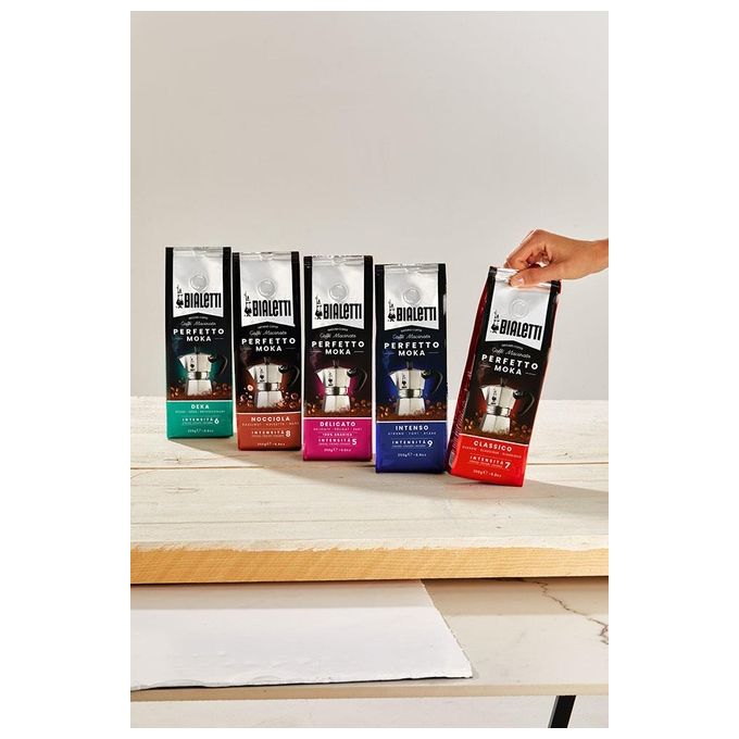 Bialetti Perfetto Moka Caffe' Macinato Gusto Vaniglia 1x250gr