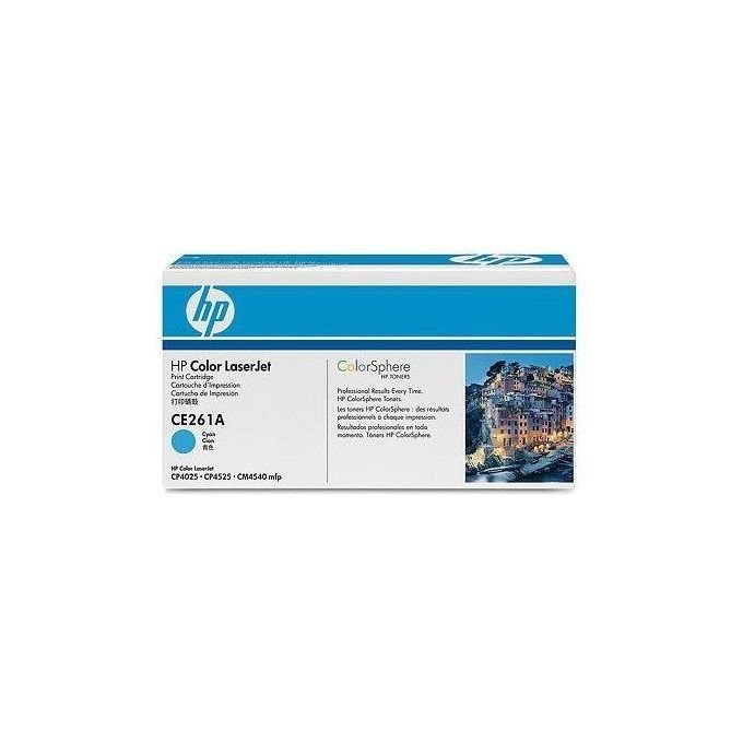 HP CE261AC LaserJet Toner ciano ColorSphere (Codice Contract)