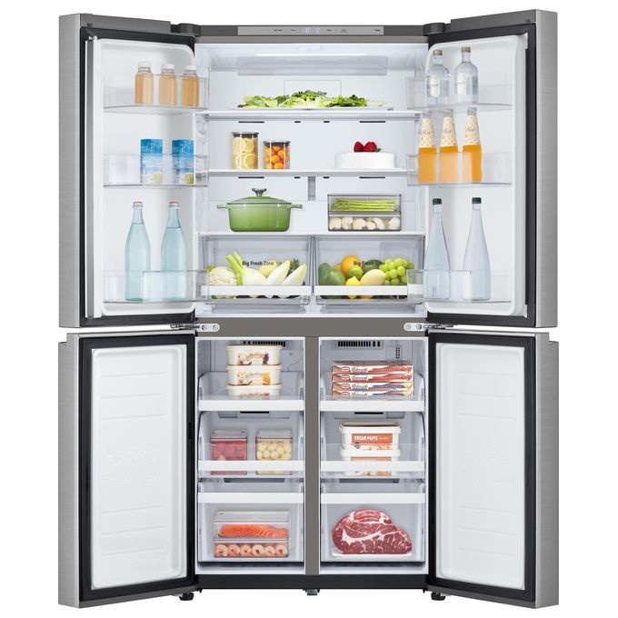 LG GMB860PYDE Frigorifero Multidoor Slim Classe Energetica E 530 Litri Wi-Fi Total No Frost Argento