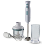 Ariete Mixer 3in1 kit 700w Bianco Gambo Acciaio 2 velocita' con Accessori