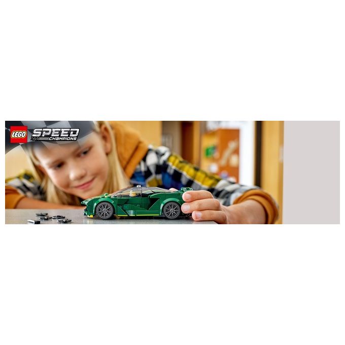 LEGO Speed Champions 76907 Lotus Evija, Macchina Giocattolo Da Corsa, Modello Replica Auto Sportiva, Set da Collezione
