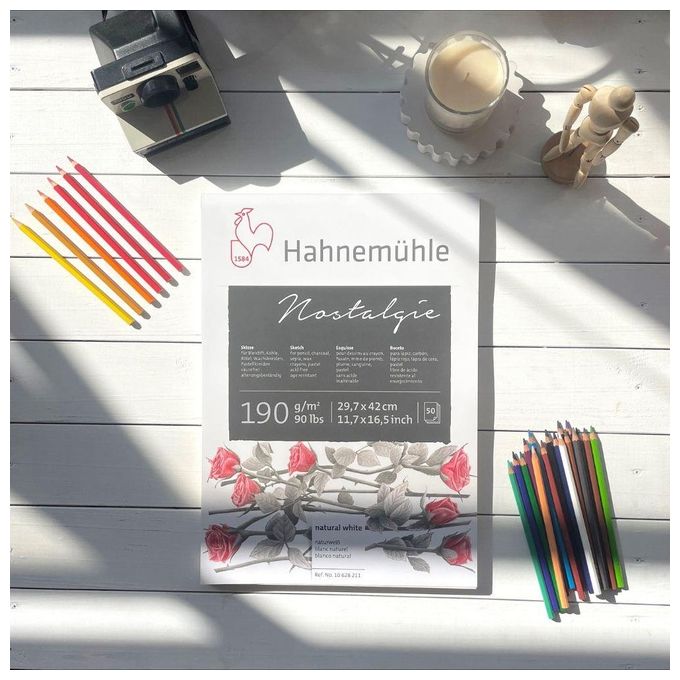 Hahnemuhle Quaderno Schizzi Nostalgie A5 50 Fogli 190gr