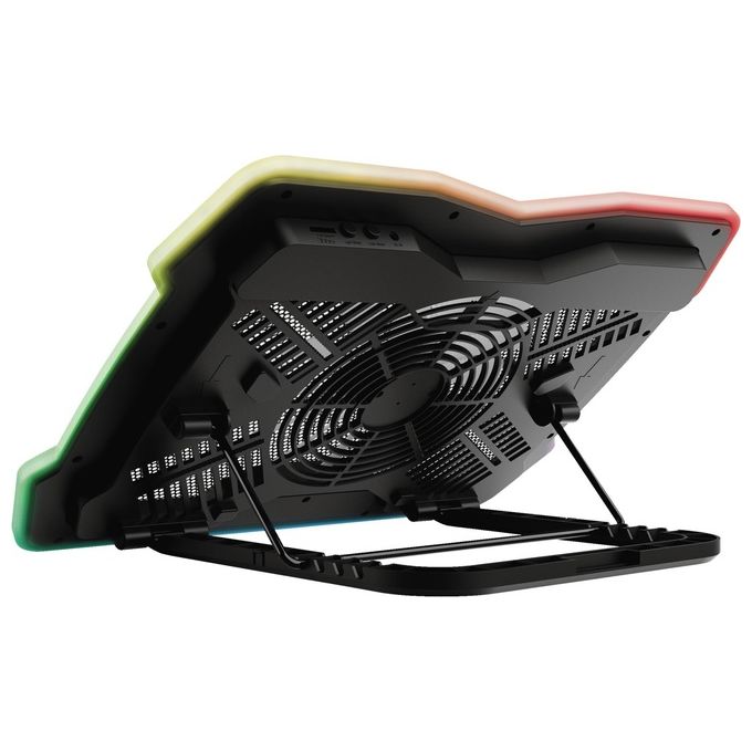 Trust GXT 1126 Aura Base di Raffreddamento per Notebook 17'' 700 Giri-min Nero