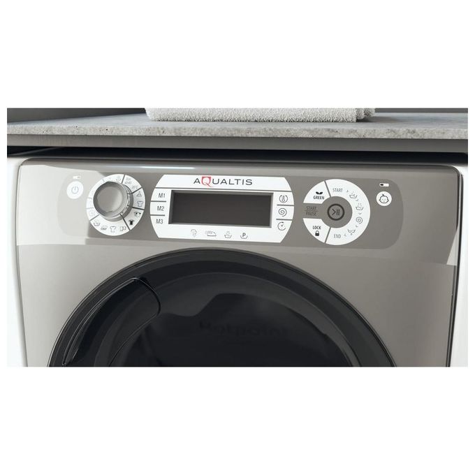 Hotpoint AQ104D497SD EU-B N Lavatrice Carica Frontale Steam Refresh Vapore Igienizzante Classe energetica B Capacita' di carico 10 Kg Centrifuga 1400 giri Motore Inverter