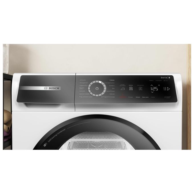 Bosch WQB245B0IT Serie 8 Asciugatrice a Pompa di Calore 9Kg