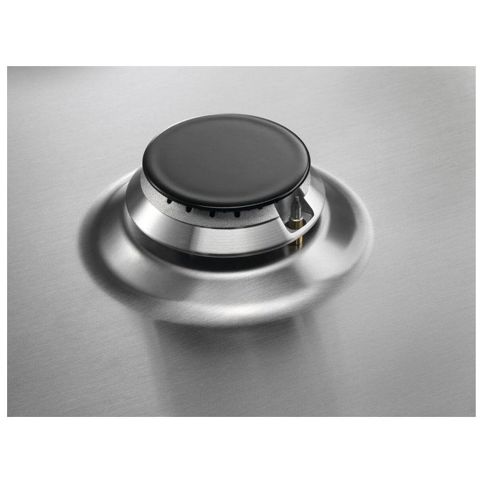 Aeg HGB64400SM Slim Line Piano Cottura a Gas 4 Zone Bruciatori SpeedBurner 60 cm Inox