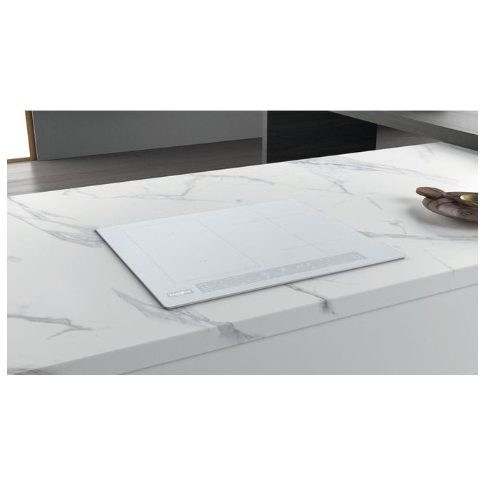 Whirlpool WL B4560 NE-W Piano Cottura ad Induzione  4 Zone FlexiCook Easy Installation 60cm Bianco
