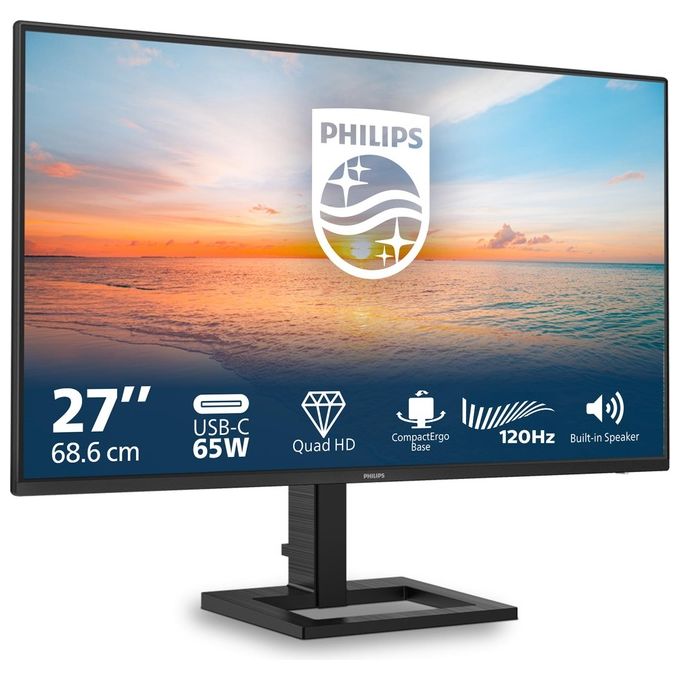 Philips Serie 1000 27E1N1600AE-00 Monitor Pc 27'' 2560x1440 Pixel Quad HD LCD Nero