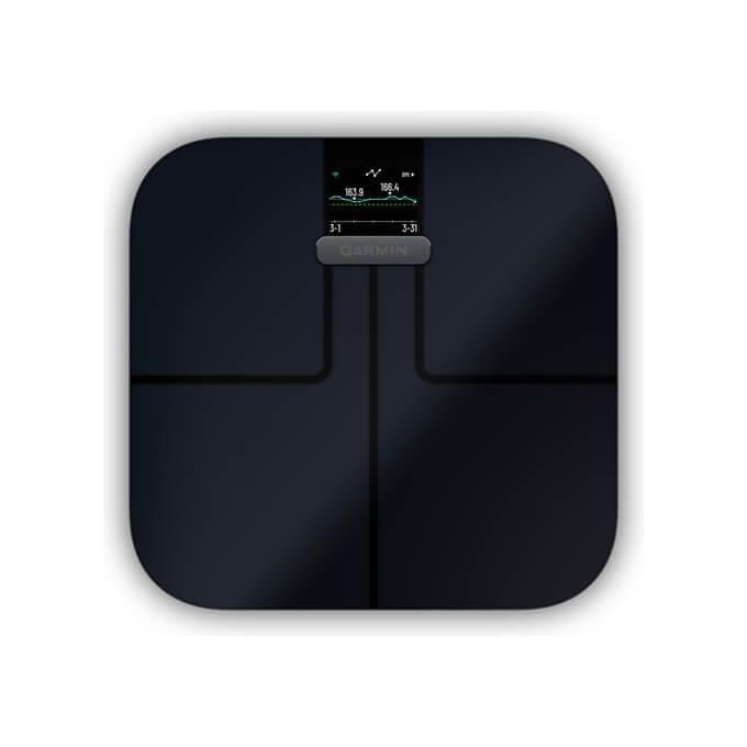 Garmin Index S2 Black Bilancia Impedenziometrica con Schermo a Colori fino a 16 Utenti Bluetooth e Wi-Fi Nero