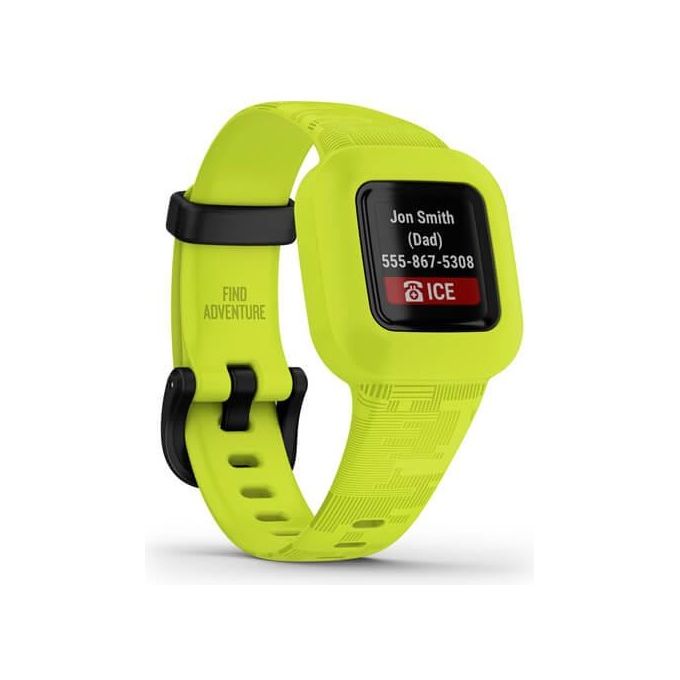 Garmin Vivofit Jr.3 Camo Greeen Activity Tracker per Bambini Cinturino Regolabile Verde
