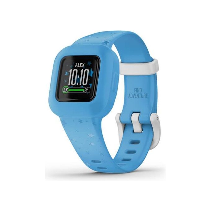 Garmin Vivofit Jr.3 Stars Blue Activity Tracker per Bambini Cinturino Regolabile