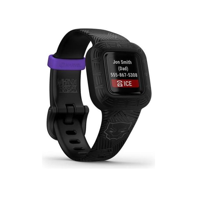 Garmin Vivofit Jr.3 Marvel Black Panther Activity Tracker per Bambini