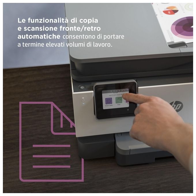 [ComeNuovo] HP Stampante Inkjet Multifunzione OfficeJet Pro 9012e Risoluzione 4800x1200 DPI A4 Wi-Fi