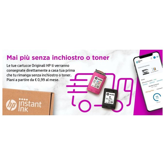 [ComeNuovo] HP Stampante Inkjet Multifunzione OfficeJet Pro 9012e Risoluzione 4800x1200 DPI A4 Wi-Fi