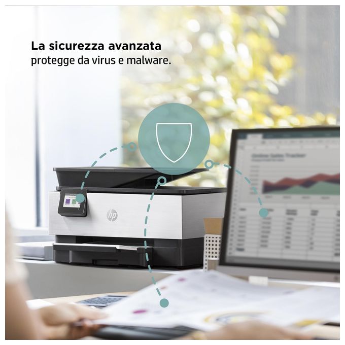 HP Pro 9019e Stampante Getto Termico d'Inchiostro A4 4800x1200 DPI 22 ppm Wi-Fi