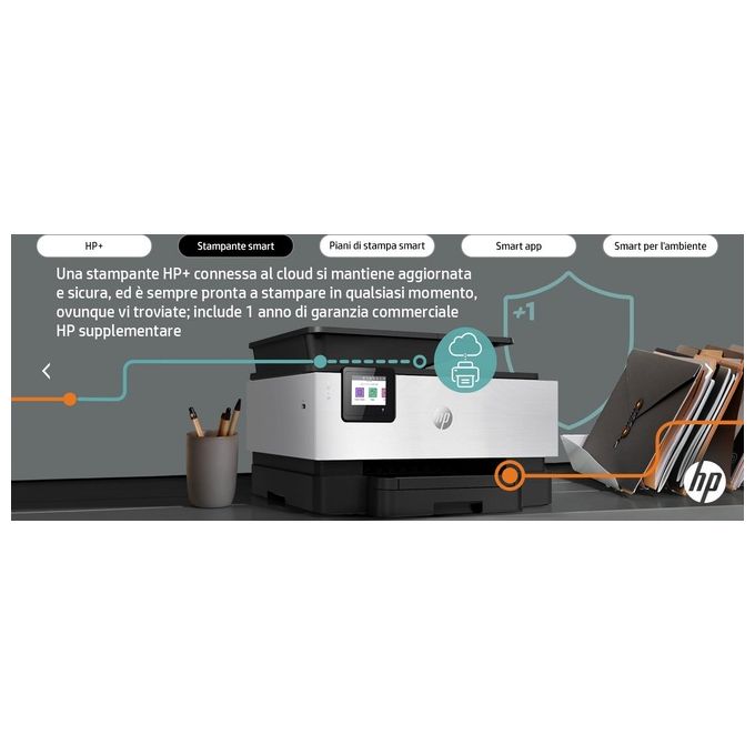 HP Pro 9019e Stampante Getto Termico d'Inchiostro A4 4800x1200 DPI 22 ppm Wi-Fi