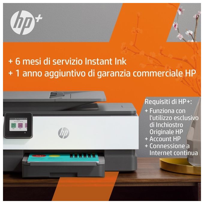 [ComeNuovo] HP Stampante multifunzione OfficeJet Pro 8022e Risoluzione 4800 x 1200 DPI A4 Wi-Fi