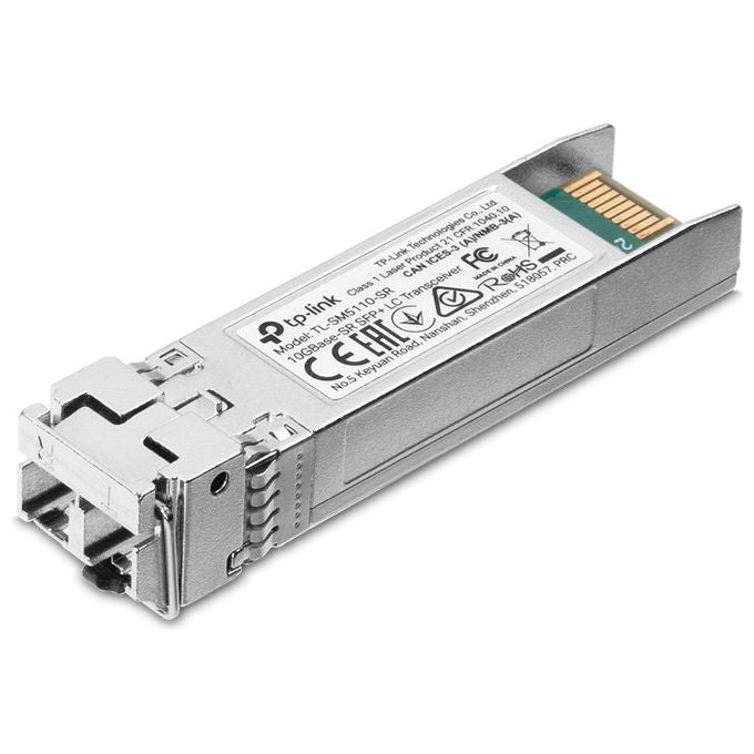 TP-Link TL-SM5110-SR Modulo del Ricetrasmettitore di Rete Fibra Ottica 10000 Mbit-s SFP+ 850 nm