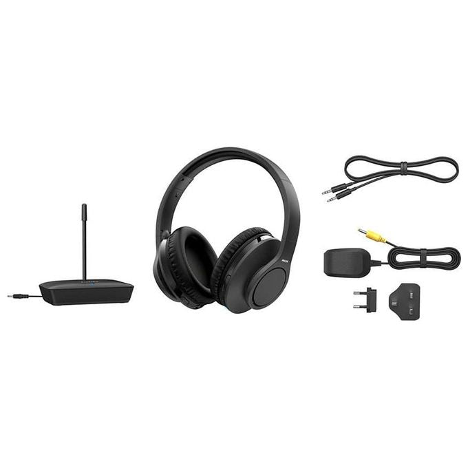 [ComeNuovo] Philips H6005BK-10 Cuffie TV Wireless Nero Modello 2020-2021