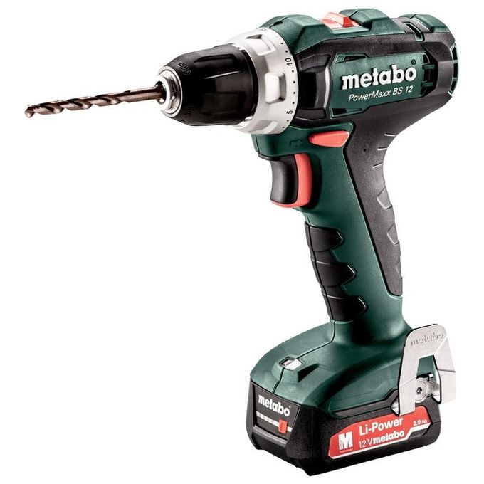 Metabo PowerMaxx BS 12 Trapano Avvitatore a Batteria