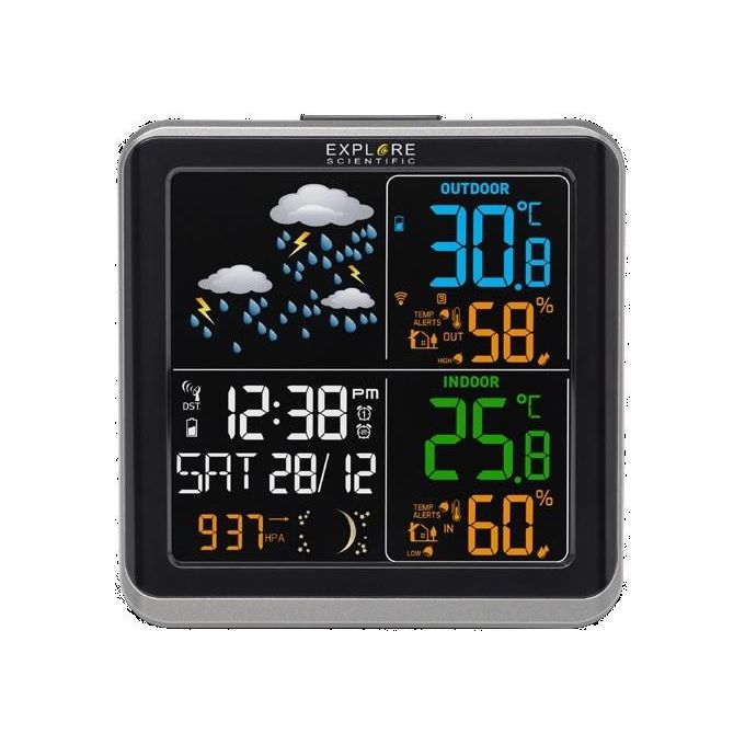 Explore Wsh-4008c Stazione Meteo Color Display Temperatura e Umidita' In-Out