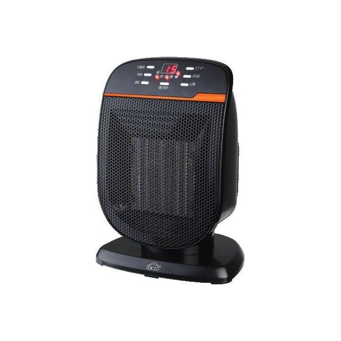 DCG PTC180 Termoventilatore Ceramico 3 Livelli Potenza 900-1800W Timer 12h Display