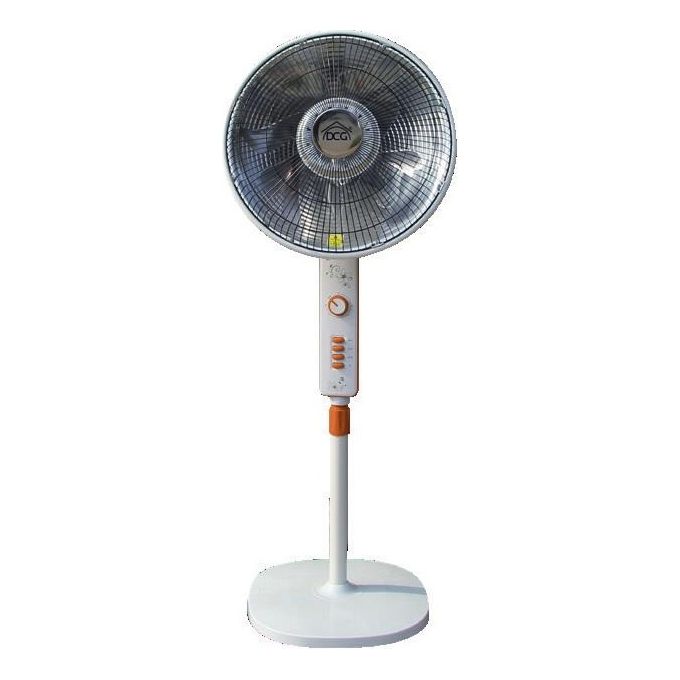 DCG SA9680 Stufetta Elettrica Riscaldatore Ambiente Elettrico con Ventilatore Interno Arancione-Bianco 900W