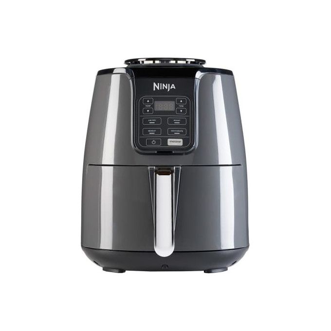 Ninja AF100EU Friggitrice Ad Aria 4 Funzioni di Cottura Antiaderente 1500 Watt 3.8 Litri Nero