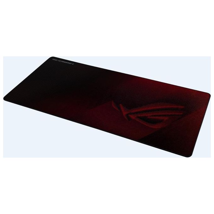 ASUS ROG Strix Scabbard Tappetino per Mouse da Gioco Nero-Rosso
