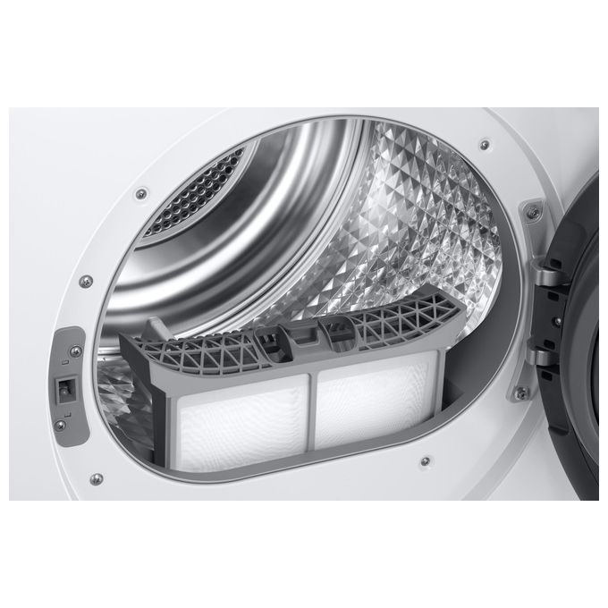 Samsung DV90T7240BH-S3 Asciugatrice a Pompa di Calore AI Control Quick Dry Classe energetica A+++ Capacita' di carico 9 Kg Ecoasciugatura Rapida Programma Igienizzante