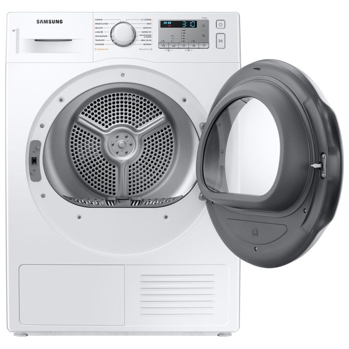 Samsung DV80TA020TH Crystal EcoDry Asciugatrice a Pompa di Calore Capacita' di carico 8 Kg Classe energetica A++ Optimal Dry Sensor Smart Check