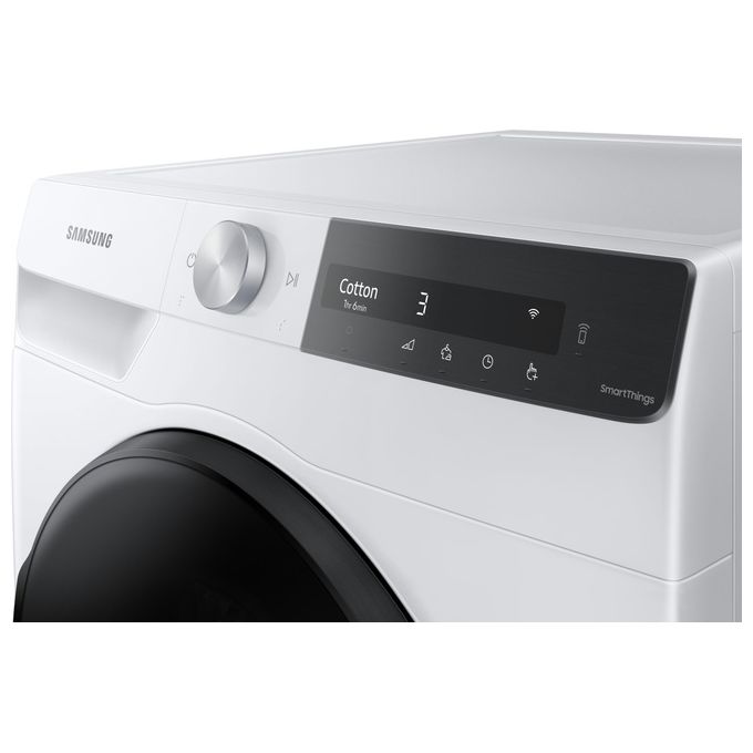 Samsung DV80T7220BT - Asciugatrice a pompa di calore 8 kg, Classe A+++, AI Control, OptimalDry, (85x60x60 cm), Bianco