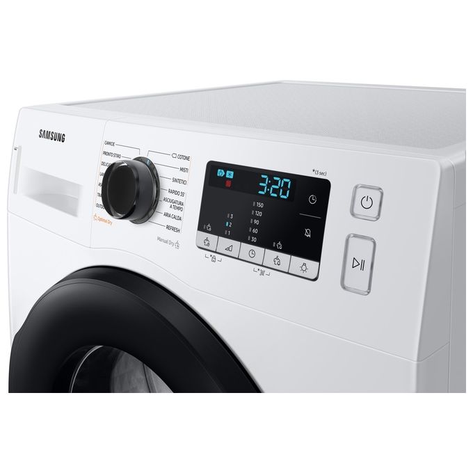 Samsung DV80TA220AE-ET Asciugatrice a Pompa di Calore Classe energetica A+++ Capacita' di carico 8 Kg Optimal Dry Sensor Smart Check