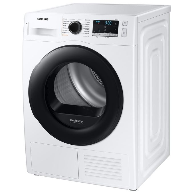 Samsung DV80TA220AE-ET Asciugatrice a Pompa di Calore Classe energetica A+++ Capacita' di carico 8 Kg Optimal Dry Sensor Smart Check