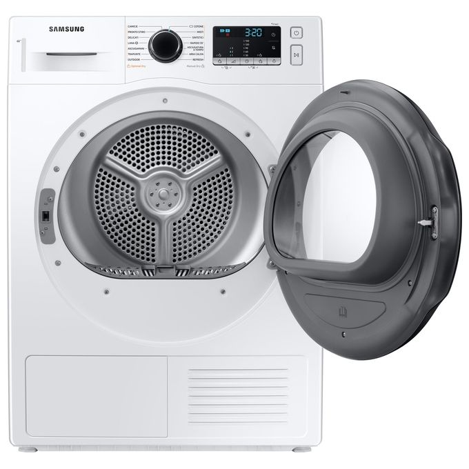 Samsung DV80TA220AE-ET Asciugatrice a Pompa di Calore Classe energetica A+++ Capacita' di carico 8 Kg Optimal Dry Sensor Smart Check