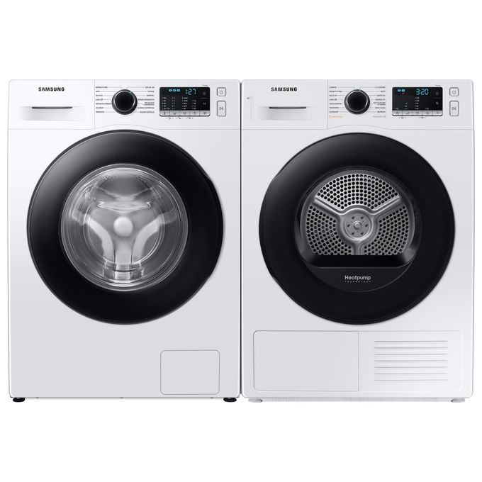 Samsung DV80TA220AE-ET Asciugatrice a Pompa di Calore Classe energetica A+++ Capacita' di carico 8 Kg Optimal Dry Sensor Smart Check