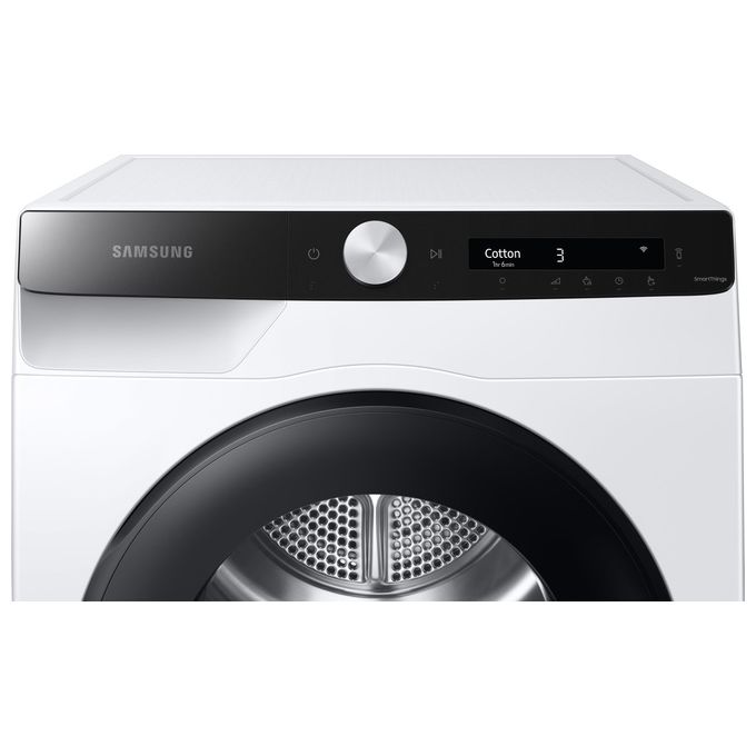 Samsung DV90T5240AE Asciugatrice a pompa di calore AI Control Optimal Dry Classe energetica A+++ Capacita' di carico 9 Kg Programma stiro facile e rapido