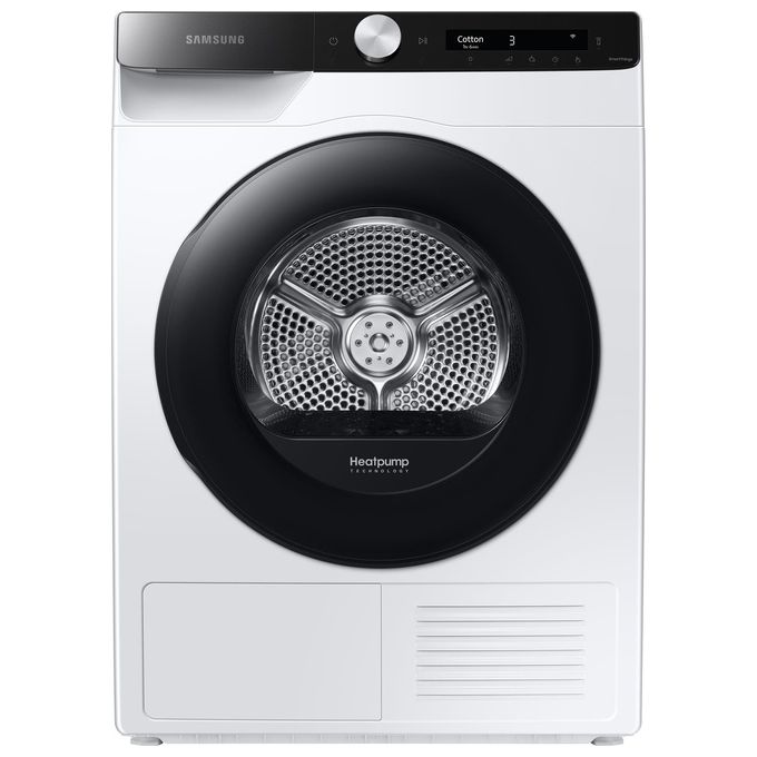 Samsung DV90T5240AE Asciugatrice a pompa di calore AI Control Optimal Dry Classe energetica A+++ Capacita' di carico 9 Kg Programma stiro facile e rapido
