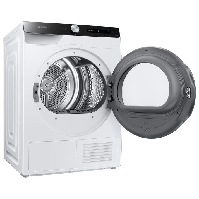 Samsung DV90T5240AE Asciugatrice a pompa di calore AI Control Optimal Dry Classe energetica A+++ Capacita' di carico 9 Kg Programma stiro facile e rapido