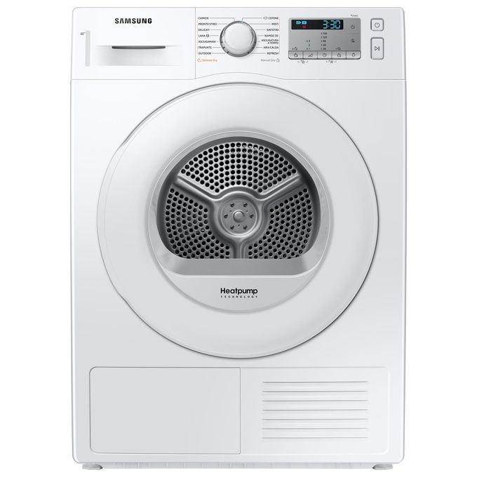 Samsung DV90TA040TH Crystal EcoDry Asciugatrice a Pompa di Calore Classe energetica A++ Capacita' di carico 9 Kg