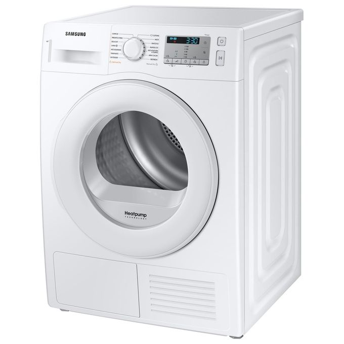 Samsung DV90TA040TH Crystal EcoDry Asciugatrice a Pompa di Calore Classe energetica A++ Capacita' di carico 9 Kg
