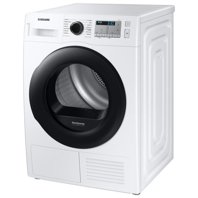 Samsung DV90TA040AH Crystal EcoDry Asciugatrice a Pompa di Calore Capacita' di carico 9 Kg Classe energetica A++ Optimal Dry Sensor Porta Reversibile