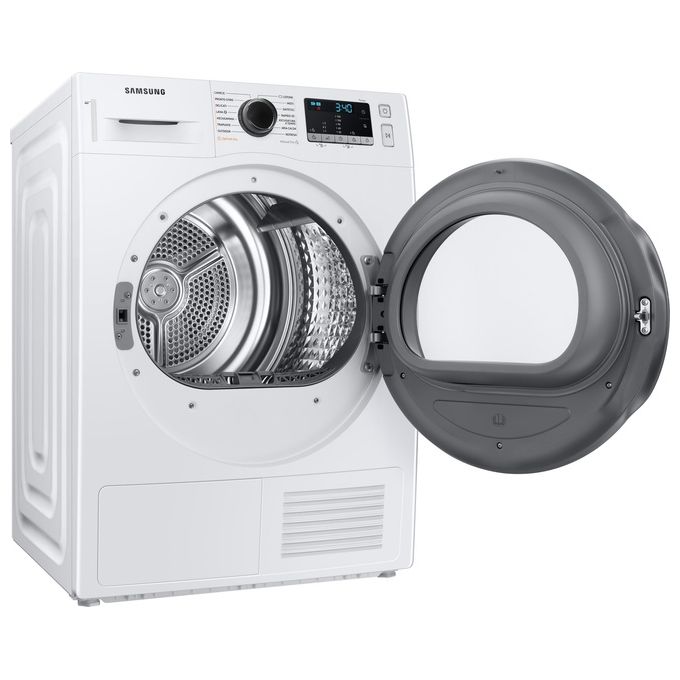 Samsung DV90TA240AE Crystal EcoDry Asciugatrice a Pompa di Calore Classe energetica A+++ Capacita' di carico 9 Kg Optimal Dry Sensor
