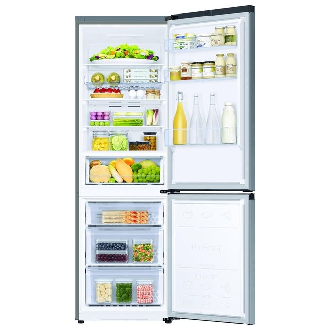 Samsung RB34T602DSA Frigorifero Combinato Capacita' 355 Litri Classe energetica A++ No Frost Premium Power Cool 185 cm Silver Inox