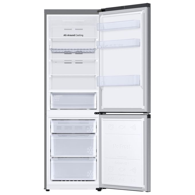 Samsung RB34T602DSA Frigorifero Combinato Capacita' 355 Litri Classe energetica A++ No Frost Premium Power Cool 185 cm Silver Inox