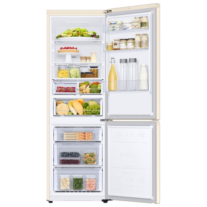 Samsung RB34T603EEL Frigorifero Combinato Capacita' 355 Litri Classe energetica E (A++) No Frost Premium Power Cool 193 cm Shell Beige