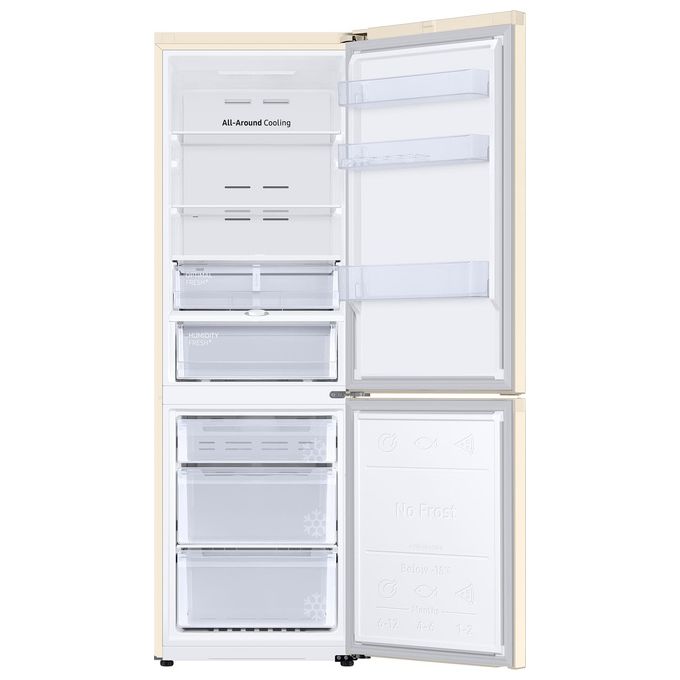 Samsung RB34T603EEL Frigorifero Combinato Capacita' 355 Litri Classe energetica E (A++) No Frost Premium Power Cool 193 cm Shell Beige