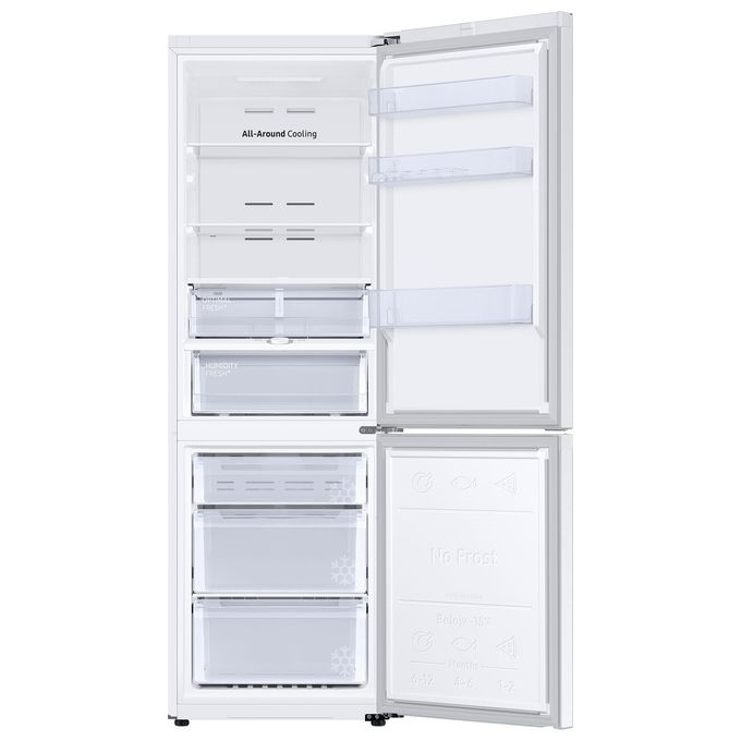 Samsung RB34T673EWW Frigorifero Combinato Capacita' 355 Litri Classe energetica E (A++) No Frost Premium Power Cool 185,3 cm Bianco Snow White