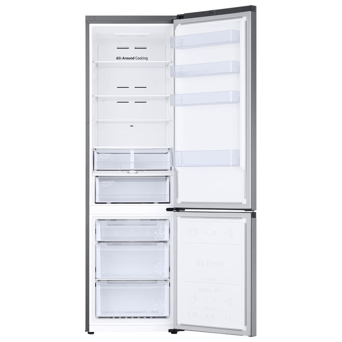 Samsung RB38T603CS9 Frigorifero Combinato Capacita' 400 Litri Classe energetica C (A+++) No Frost Premium Power Cool 203 cm Refined Inox